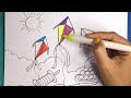 makar sankranti drawing sankranti drawing easy how to draw happy makar sankranti