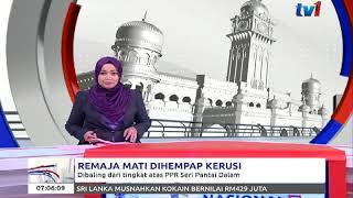 REMAJA MATI DIHEMPAP KERUSI – DIBALING DARI TINGKAT ATAS PPR SERI PANTAI DALAM [16 JAN 2018]