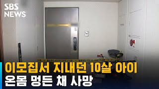 이모집서 지내던 10살 아이…온몸 멍든 채 사망 / SBS