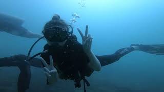 Final diving in Local island, Aonang beach, Krabi