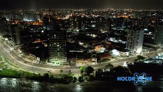 ✅ ARACAJU-SE  VISTA  A NOITE DE CIMA - PRAIA FORMOSA 13 DE JULHO.