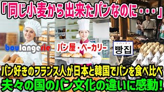 【海外の反応】「日本のパンだけ他の国と違う」日本と韓国のパンを食べ比べたフランス人が大パニックに…