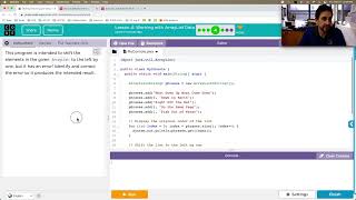 Code.org AP CSA U6L4 Working with ArrayList Data