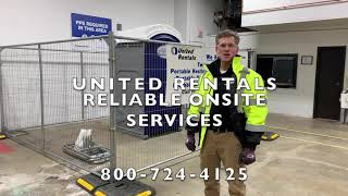 Temporary Fence United Rentals Reliable Onsite Services