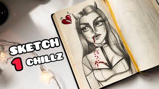 Sketch ChillZ seSsion 1 :[Vampire GirL]