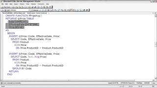 3 Using Multi Statement Table Valued UDFs