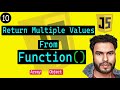 #10 Return Multiple Values From Function in JavaScript