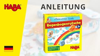 HABA Meine ersten Spiele – Regenbogenrutsche (Anleitung)