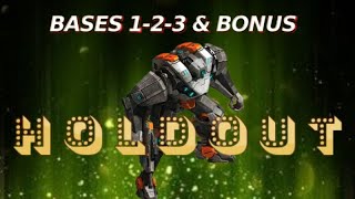 War Commander Holdout Base 1-2-3 \u0026 Bonus Rubi On Free Repair .