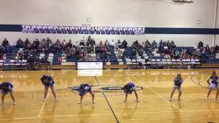 Goessel HS Cheerleaders Halftime Performance