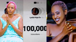 lynda arishimye cyane aranabashimira kubwo kuzuza aba subscriber ibihumbi 100💖💖💖💖💖