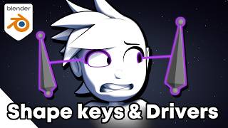 Shape Keys, Drivers, and the face rig in Blender for Beginners