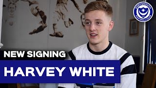 Harvey White signs for Pompey on loan from Spurs