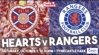 Hearts v Rangers live stream, TV and kick-off details for the Tynecastle Scottish Premiership clash