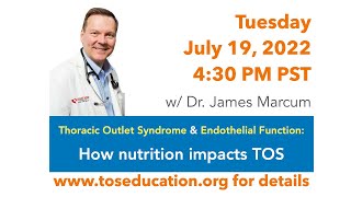 Thoracic Outlet Syndrome & Endothelial Function: How nutrition impacts TOS