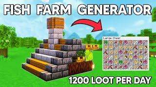 Effortless Automatic FISH FARM Generator Bedrock Java 1.21