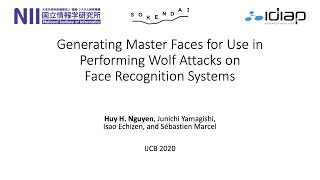 Generating Master Faces for Use in Performing Wolf Attacks on Face Recognition Systems
