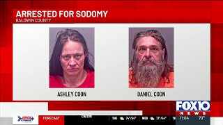 Baldwin County couple charged with child sex abuse, giving meth to minor