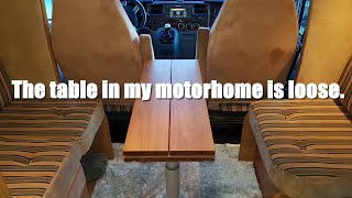 Motorhome, Hobby 600. Table problems