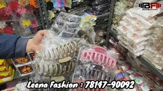 Wholesale Hair Accessory Market In Khanna | Clip, Poni, Hair Catchers, Hair Pin | Leena Fashion