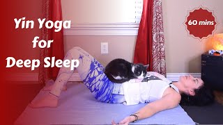 Yin Yoga for Deep Sleep | Heart Meridian {60 mins}
