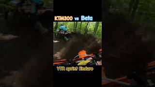 KTM300 at the VTR sprint Enduro. #ktm #ktm300 getting passed by the kid #beta #betamotorcycles