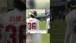 Giants rookie Deonte Banks has a big fan in Wink Martindale | #shorts | NYP Sports
