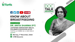 Know about Breastfeeding with Dr.Anita Sharma