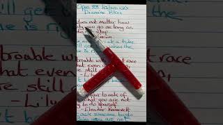 Writing Tue 17 Dec Ranga Santa and Diamine Tinsel #shorts