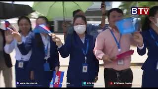 [WATCH] ក្បួនដង្ហែព្រះអគ្គិជ័យកីឡា នៅខេត្តបន្ទាយមានជ័យប្រារព្ធធ្វើឡើងយ៉ាងអធិកអធម