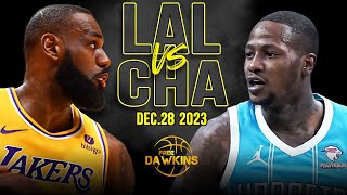Los Angeles Lakers vs Charlotte Hornets Full Game Highlights | December 28, 2023 | FreeDawkins