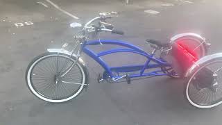 35 mph electric lowrider trike bike