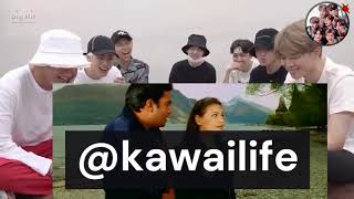 bts reaction to Rehnaa Hai Terre Dil Mein  song l bts reaction to bollywood song l
