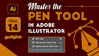 Master the Pen Tool in Illustrator | Adobe illustrator Beginner class 14