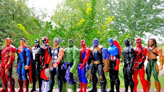 34 SUPERHEROES - Spider-Man, Superman, Hulk, Batman, Iron Man, Power Rangers, Star Wars, Avengers!