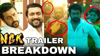 NGK - Official Trailer Breakdown | இதை கவனிச்சீங்களா ? Suriya, Sai Pallavi | Selvaraghavan | Yuvan