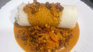 Kerala style  puttu and kadala curry||chickpeas curry|| केरल शैली नाश्ता