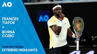 Frances Tiafoe v Borna Coric Extended Highlights | Australian Open 2024 First Round