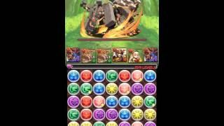 パズドラ　木と炎の古代龍　シヴァドラゴン　高速周回　pazzle\u0026dragons