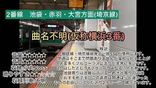 新宿駅2番線　曲名不明(仮称横浜3番) 発車メロディー