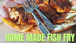 Home Made Fish Fry Cooking | Bangda Fry |Mackerel Fry |Tawa Fry |