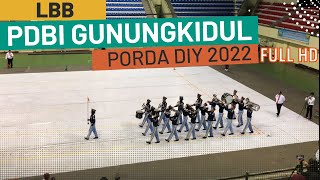 PDBI GUNUNGKIDUL PORDA 2022 - LBB - GOR UNY