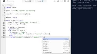 Rock Paper Scissors Game - Learn to Code in Python