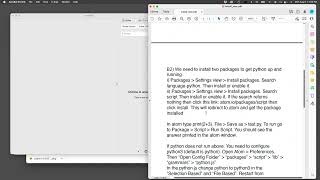 Mac Installing mujoco python: Install python/ Atom (editor) / mujoco python