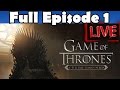 Game of Thrones Walkthrough Part 1 Gameplay Full Episode 1 Let's Play Review Iron from Ice Ending