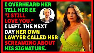 I Overheard Her Tell Her Ex 'I Still Love You.' I Left. The Next Day Her Own Lawyer... Life Story