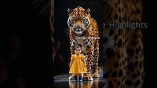 Cute Baby FashionShow with Leopard #StageHighlights #TalentShow #perform #magic #show