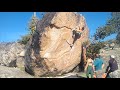 Gold as the Sky - V5 - Erratica - Shade Grove (Lake Tahoe Bouldering)