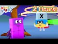 Super Best Fiends - Learning from home - 2 hour Compilation | 123 Learn to Count - Numberblocks