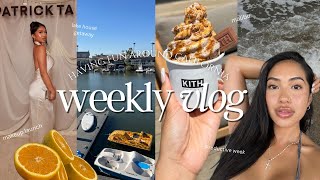 WEEKLY VLOG // Hectic Trip to LA + Malibu Beach Day + Lake House Staycation + PR Un Unboxings \u0026 More